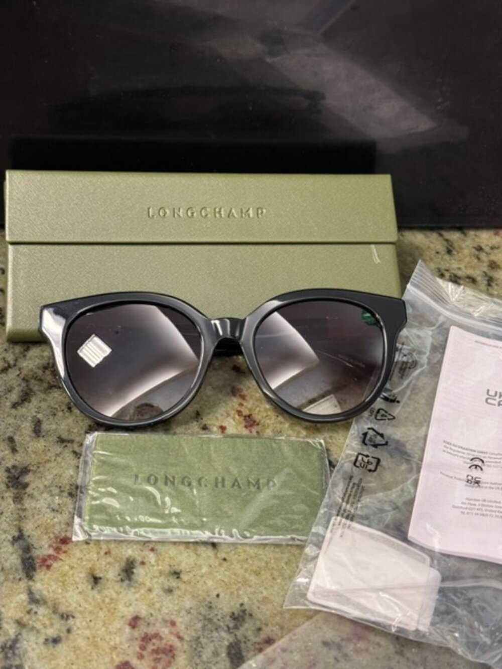 Longchamp LO697S Round 53mm Women's Sunglasses NWT - Free Shipping!